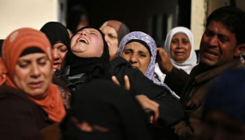Mourners-at-a-funeral-procession-for-a-relative-killed-in-an-Israeli-air-strike