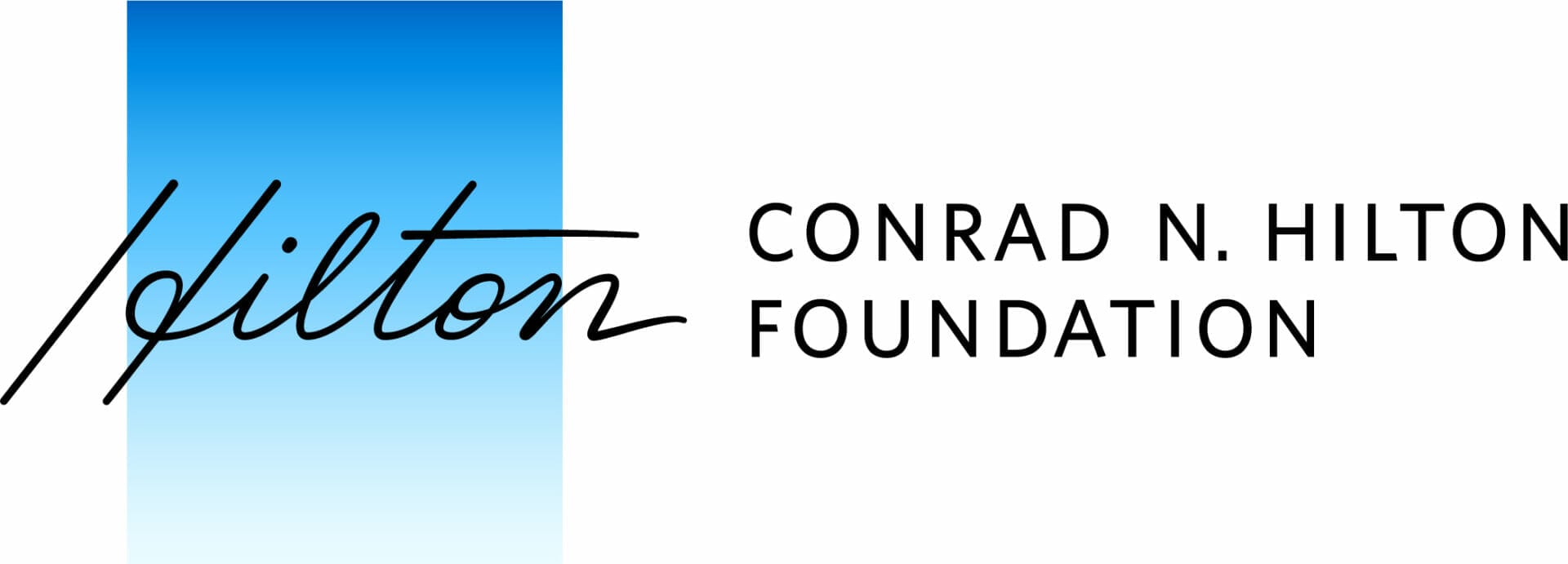 Conrad N. Hilton Foundation logo horizontal