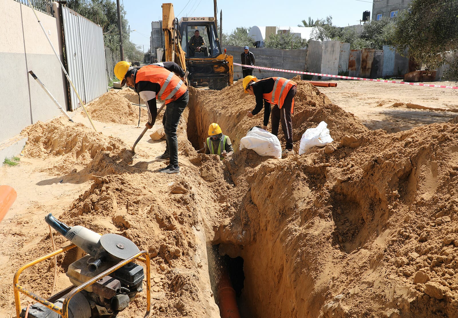 Gaza_GHW Activity_Construction Site Visit_Header